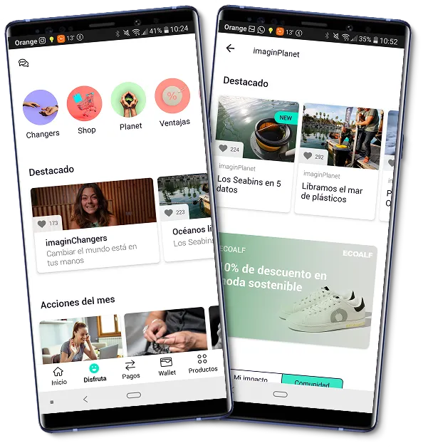 Patrones de interacción inconsistentes entre pantallas equivalentes