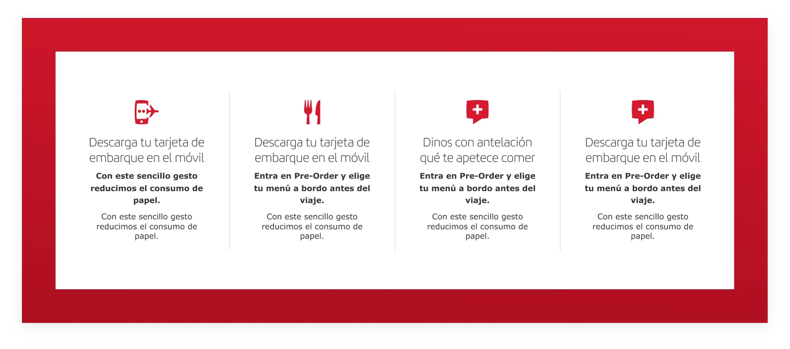 Cards de servicio: iconografía, título y descripción para servicios digitales