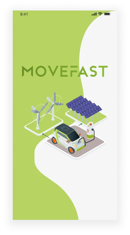 Splash — Animación de entrada que establece la marca