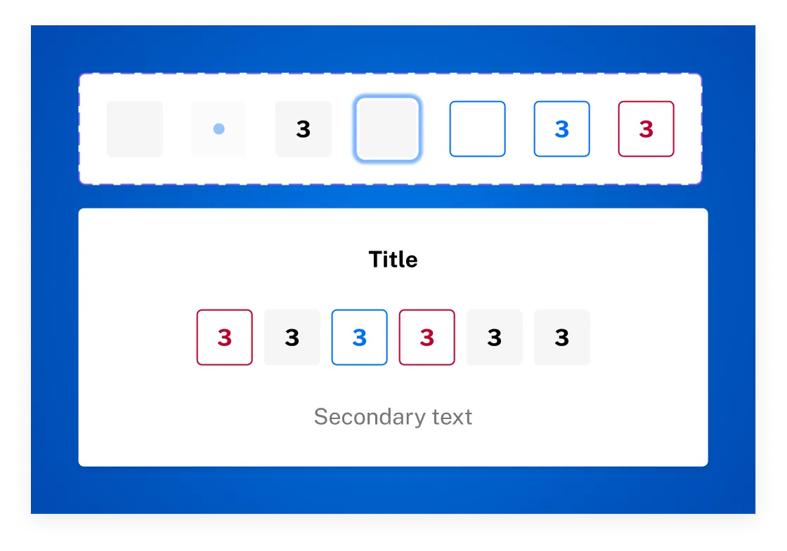Badges numéricos: variantes de tamaño y color para notificaciones y contadores